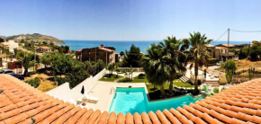 2 bedrooms appartement with sea view shared pool and furnished garden at Marina di Palma 1 km away from the beach